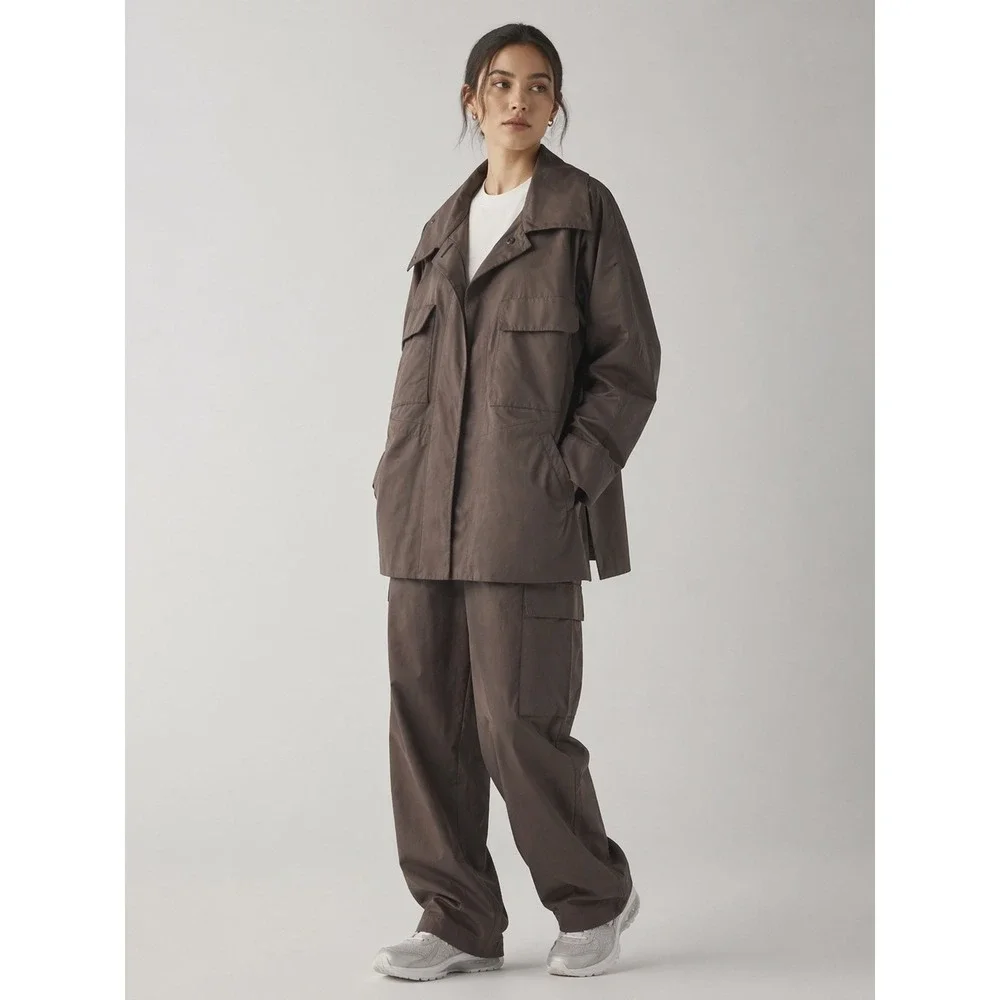 Nike‎ ESC Bonded Cargo Jacket Womens XL Luxury Techwear Minimalist Streetwear